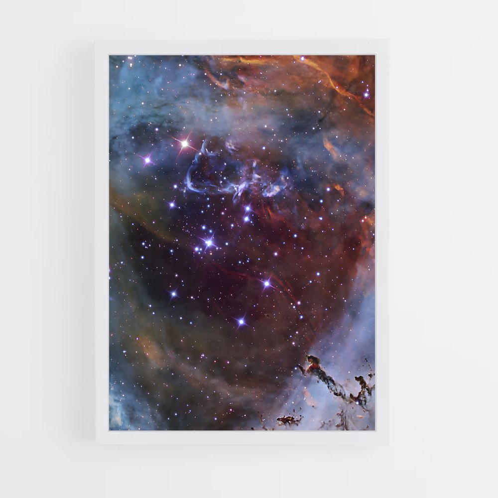 Poster Taranui Étoilé – affiche Étoiles (vue 3)